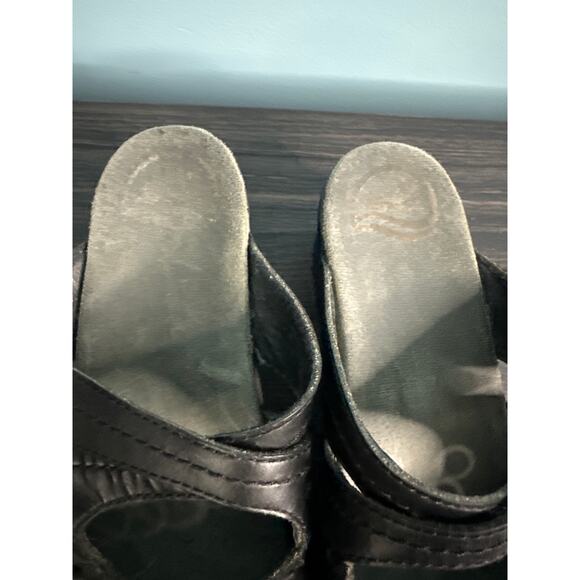 Dansko Women's clog black leather size 39 - Picture 5 of 8
